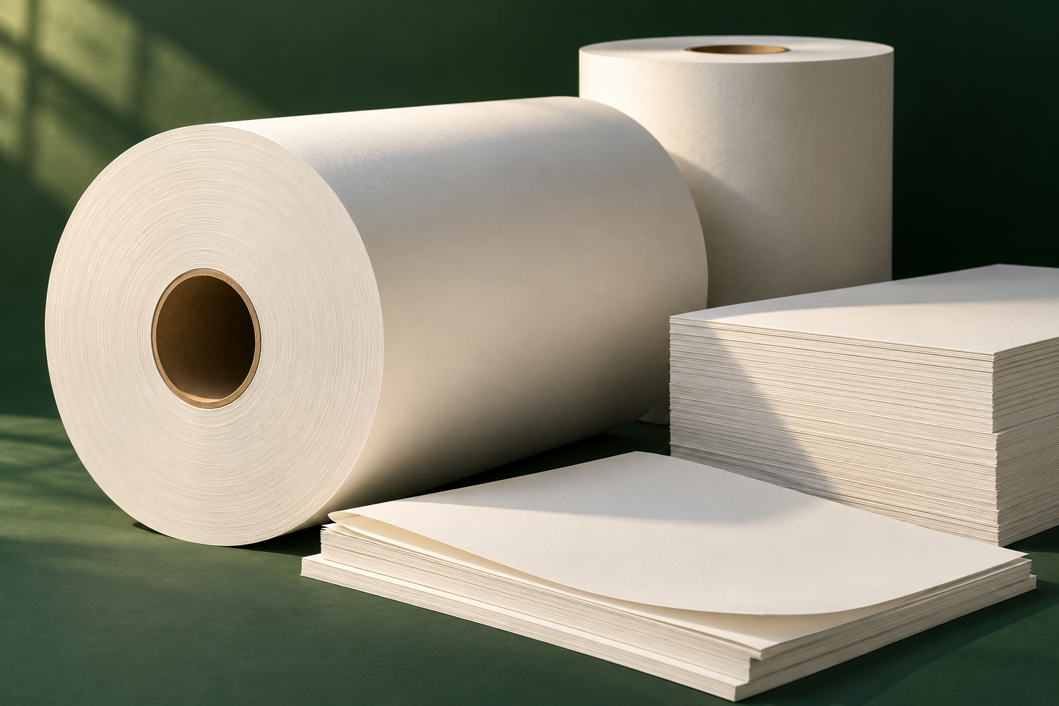 Illustrative paper material photography